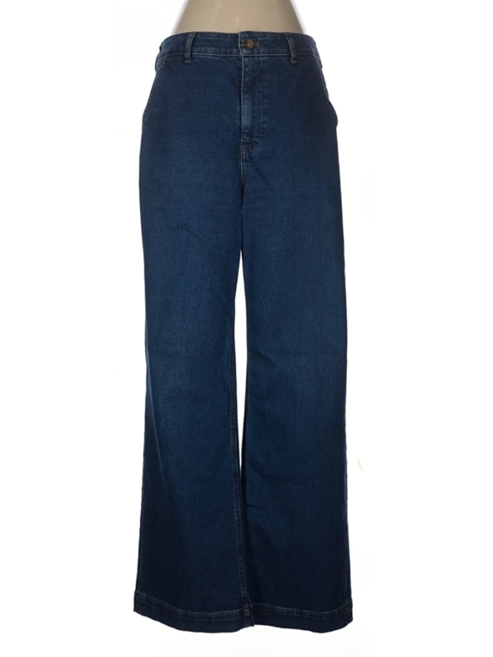 J. Crew Light Blue Trouser Wide-Leg Jeans